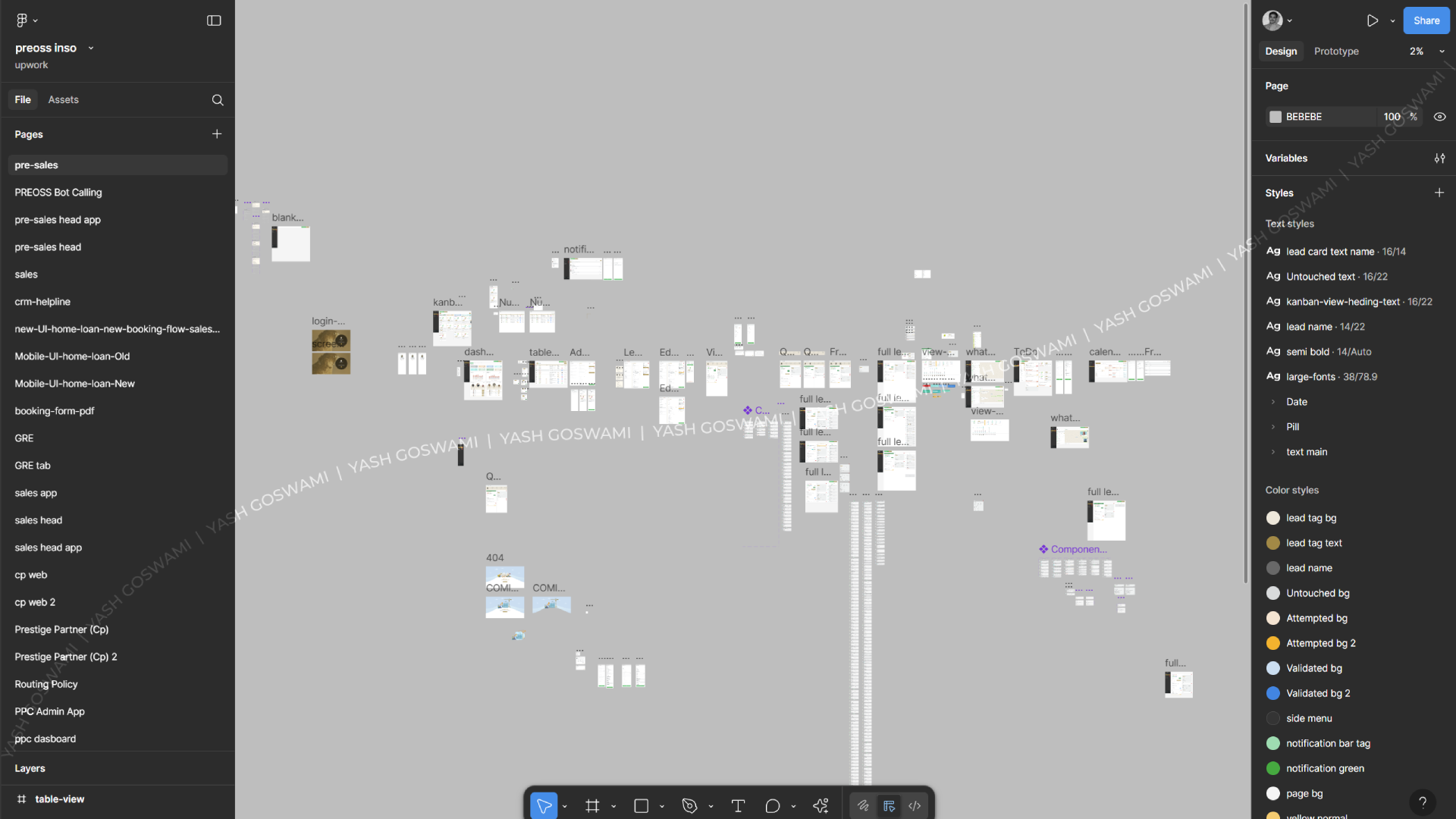 Prototype preview