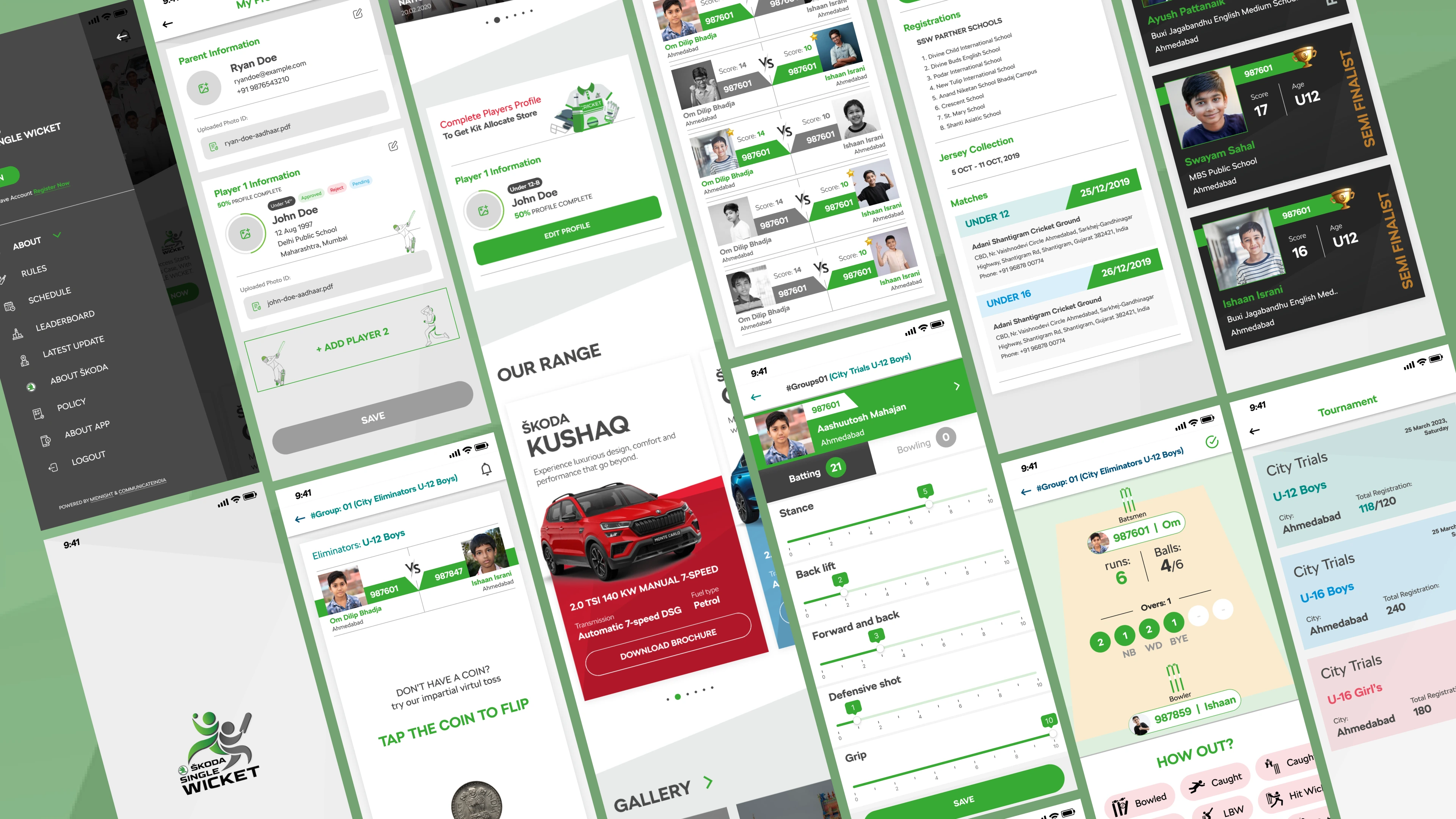 Škoda Single Wicket – Youth Cricket Tournament App